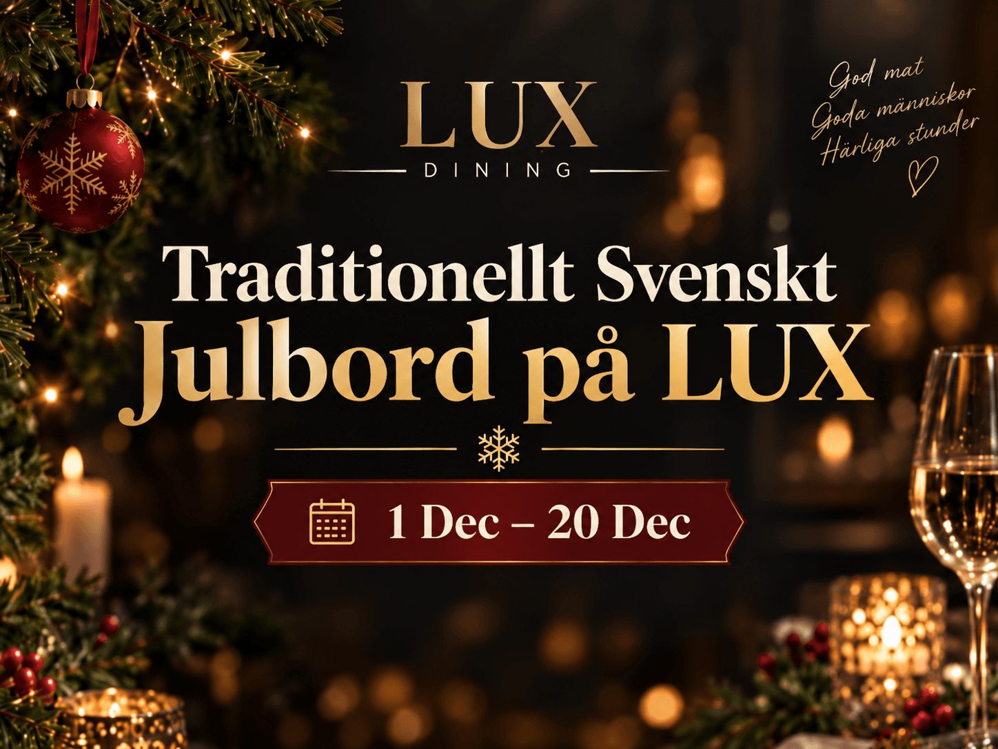 julbord och datum
